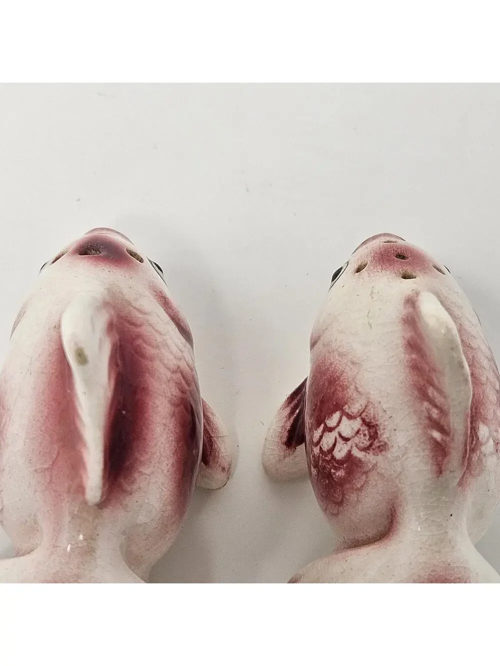 Vintage 1950's Koi Fish Salt and Pepper Shakers Made in Japan Mid Century Modern